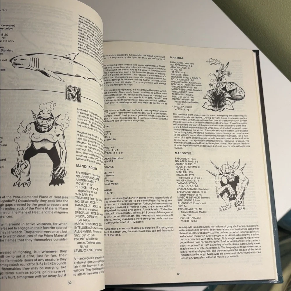 First Edition Advanced Dungeons & Dragons Monster Manual II